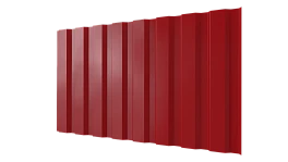 Профнастил С20A 1150/1100x0,7 мм, 3020 транспортный красный глянцевый