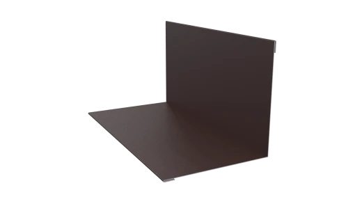 Угол внутренний 100x100x2000 мм, 8017 шоколадно-коричневый матовый