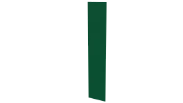 Крепежная планка 10x40x10 мм, 6029 мятно-зеленый глянцевый