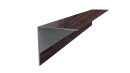 Планка угла наружного 30x30x2000 мм, Морёный дуб 3D