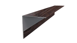 Планка угла наружного 50x50x2000 мм, Морёный дуб 3D