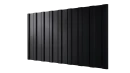 Профнастил С20R 1150/1100x0,3 мм, 9005 черный янтарь глянцевый