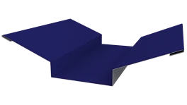 Планка ендовы верхняя 76x76x2000 мм, 5002 ультрамариново-синий глянцевый