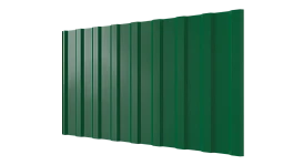 Профнастил С20R 1150/1100x0,4 мм, 6029 мятно-зеленый глянцевый