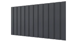 Профнастил С10 1155/1100x0,45 мм, 7024 графитовый серый матовый