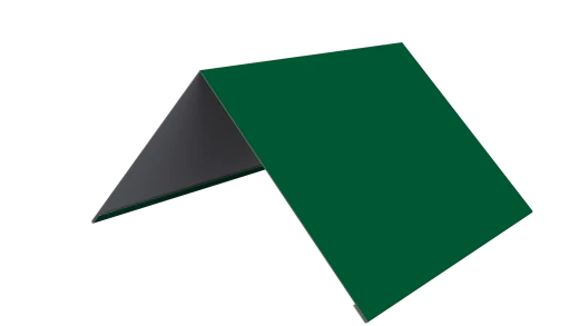 Конёк простой 150x150x2000 мм, 6029 мятно-зеленый глянцевый