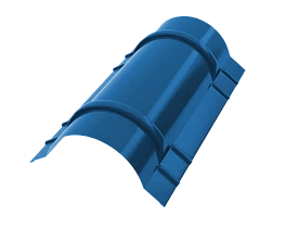 Конёк круглый R110x2000 мм, 5015 небесно-синий глянцевый