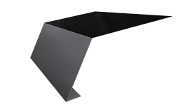 Планка карнизная 100x65x2000 мм, 9005 черный янтарь глянцевый