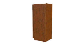 Планка угла наружного сложная Блок-хаус 110x110x2000 мм, Картэн