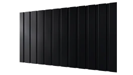 Профнастил С10 1155/1100x0,4 мм эконом, 9005 черный янтарь глянцевый