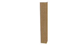 Планка угла наружного 30x30x2000 мм, Орех 3D