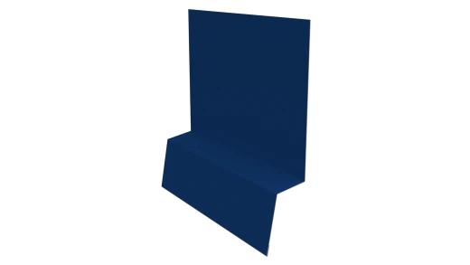 Планка стартовая фальц 135x30x55 мм, 5005 сигнальный синий глянцевый
