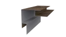 Планка стыковочная сложная Блок-хаус 110x2000 мм, Дуб Локарно 3D