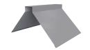 Конёк фигурный 150x150x2000 мм, 7004 сигнальный серый глянцевый