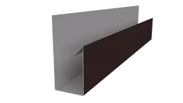 Планка П-образная 30x20x2000 мм, 8017 шоколадно-коричневый PUR Pruf