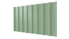 Профнастил С20B 1150/1100x0,45 мм, 6019 бело-зеленый глянцевый