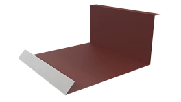 Планка примыкания нижняя 100x200x2000 мм, 3009 оксид красный матовый