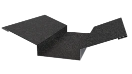 Планка ендовы верхняя 76x76x2000 мм, Картэн тёмный