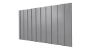 Профнастил С8 1200/1150x0,65 мм, 9006 бело-алюминиевый глянцевый