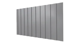 Профнастил С8 1200/1150x0,65 мм, 9006 бело-алюминиевый глянцевый