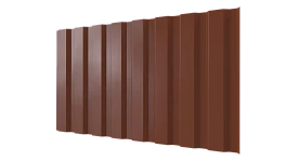 Профнастил С20A 1150/1100x0,5 мм, 8004 медно-коричневый глянцевый