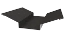 Планка ендовы верхняя 76x76x2000 мм, Картэн тёмный