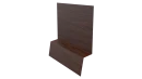 Планка стартовая фальц 135x30x55 мм, Античный дуб 3D