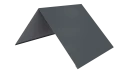 Конёк простой 190x190x2000 мм, 7011 железно-серый глянцевый