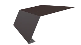 Планка карнизная 100x65x2000 мм, 8017 шоколадно-коричневый матовый