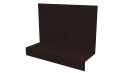 Примыкание боковое фальц 25x65x130 мм, 8017 шоколадно-коричневый глянцевый