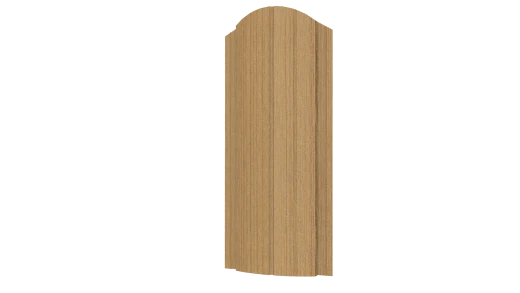 Штакетник Европланка Престиж 131x0,45 мм, Орех 3D