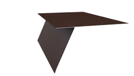 Планка карнизная фальц 130x80 мм, Золотистый дуб 3D