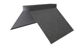 Конёк фигурный 150x150x2000 мм, Картэн тёмный