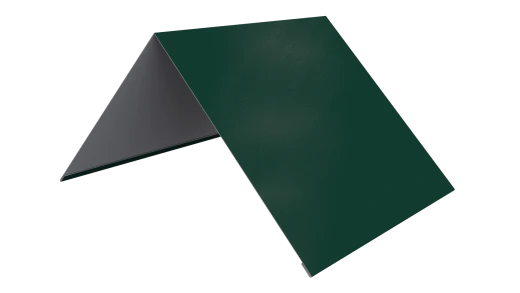 Конёк простой 190x190x2000 мм, 6005 зеленый мох глянцевый