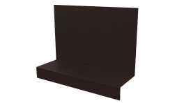 Примыкание боковое фальц 25x65x130 мм, 8017 шоколадно-коричневый PUR Pruf