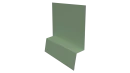 Планка стартовая фальц 135x30x55 мм, 6019 бело-зеленый глянцевый