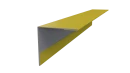 Планка угла наружного 50x50x2000 мм, 1018 цинково-желтый глянцевый
