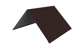 Конёк простой 150x150x2000 мм, 8017 шоколадно-коричневый PUR Pruf
