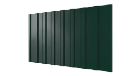 Профнастил С20R 1150/1100x0,5 мм, 6005 зеленый мох глянцевый