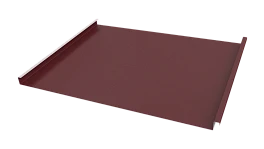 Фальцевая кровля 562/550x0,5 мм, 3005 винно-красный матовый