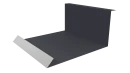 Планка примыкания нижняя 100x200x2000 мм, 7024 графитовый серый стальной бархат