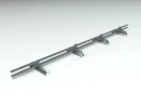 Снегозадержатель PROMO ZN 40x20 (овал) 3,0м Ral 7024 графитовый серый