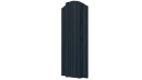Штакетник Евротрапеция 117x0,45 мм, Морион 3D