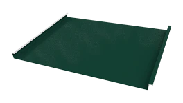Фальцевая кровля 562/550x0,5 мм, 6005 зеленый мох глянцевый
