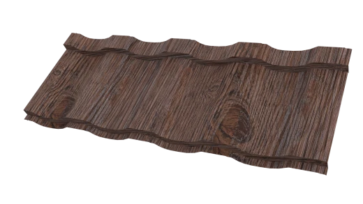 Профиль Орион 30 1200/1150x0,45 мм, Морёный дуб 3D