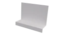 Примыкание боковое фальц 25x65x130 мм, 7047 телегрей 4 глянцевый
