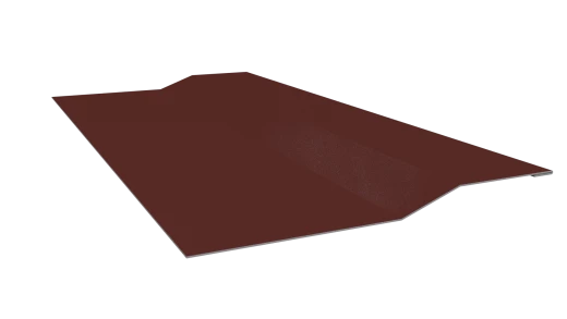 Планка крепёжная фальц 50x17x29 мм, 3009 оксид красный глянцевый