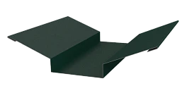 Планка ендовы верхняя 76x76x2000 мм, 6005 зеленый мох матовый