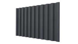 Профнастил С21 1051/1000x0,5 мм, 7024 графитовый серый матовый