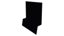 Планка стартовая фальц 135x30x55 мм, 9005 черный янтарь глянцевый